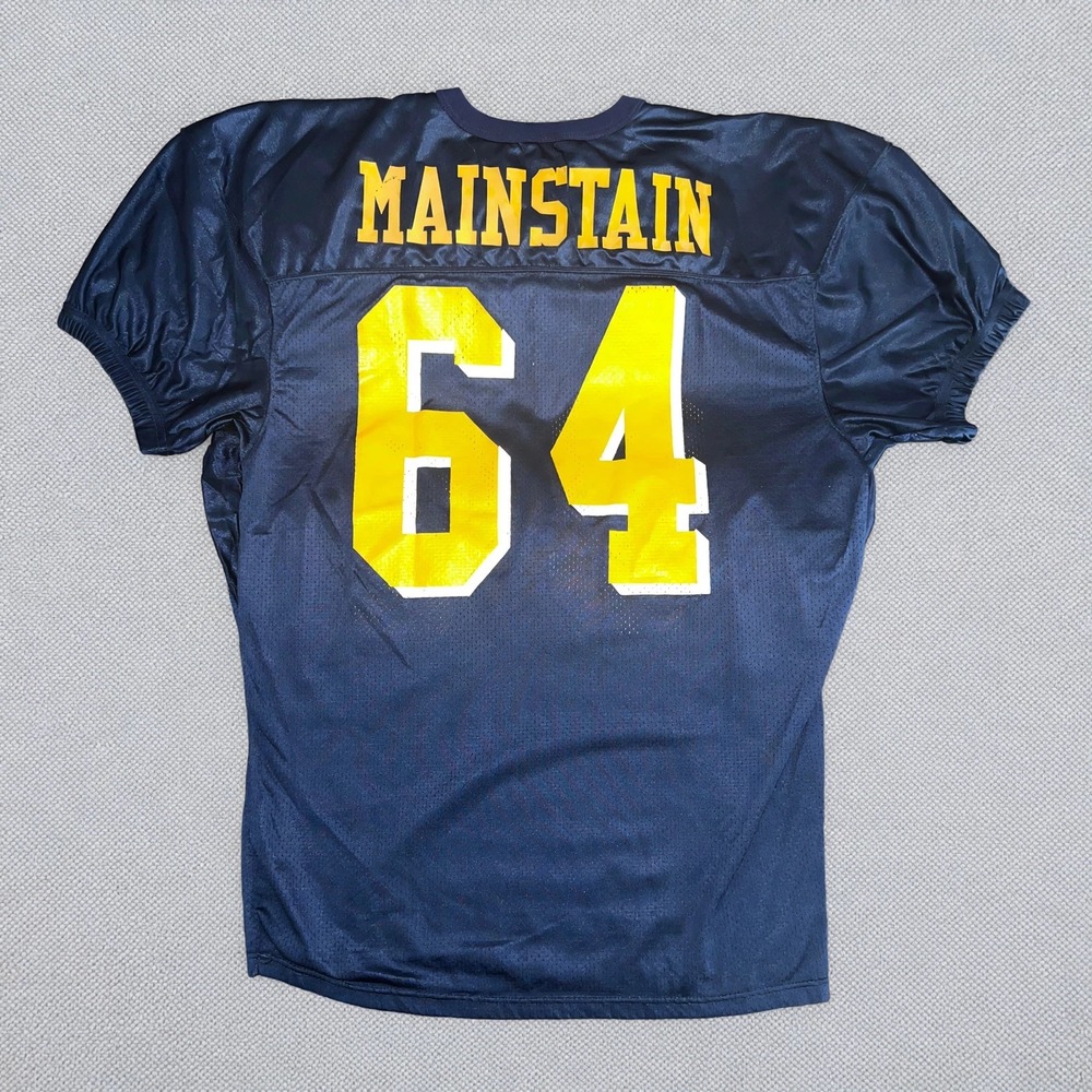 Vikings Football Jersey #64 Mainstain Navy Blue Men's XL
